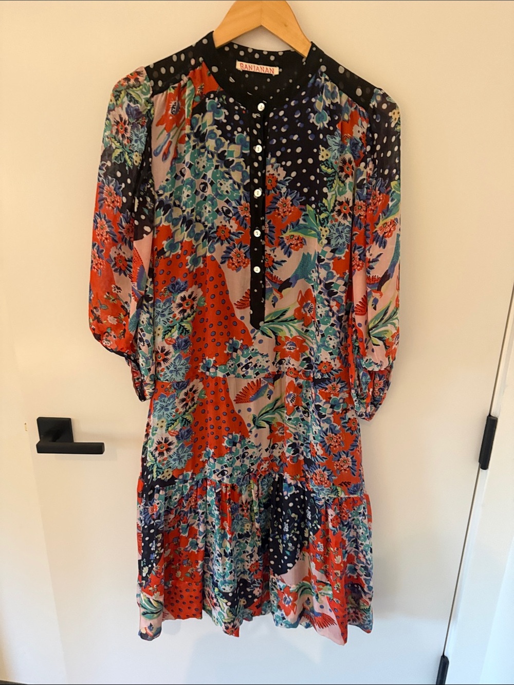 Casual print dress size medium